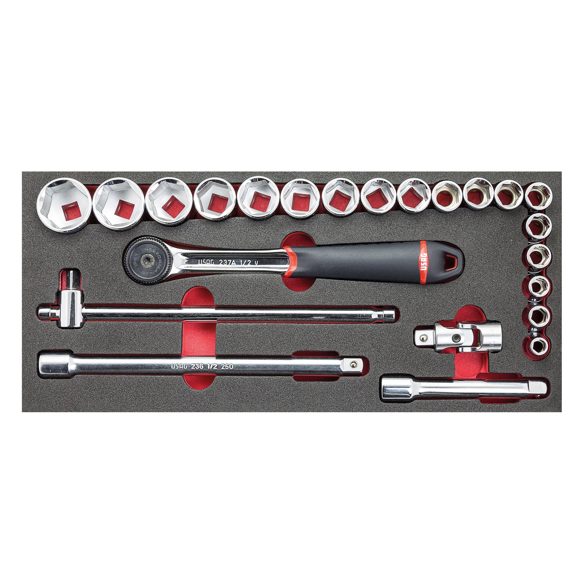 Assorted two-tone sponge module (23 pcs) | 519 M 613CEA | Usag - U05190942 Assorted two-tone sponge module (23 pcs) | 519 M 613CEA | Usag - U05190942